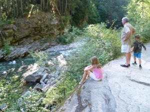 Watching a fly fisherman in the river